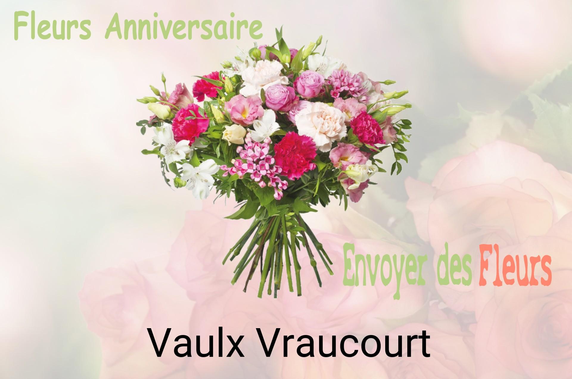 Bouquet de fleurs d’anniversaire livré à Vaulx-Vraucourt