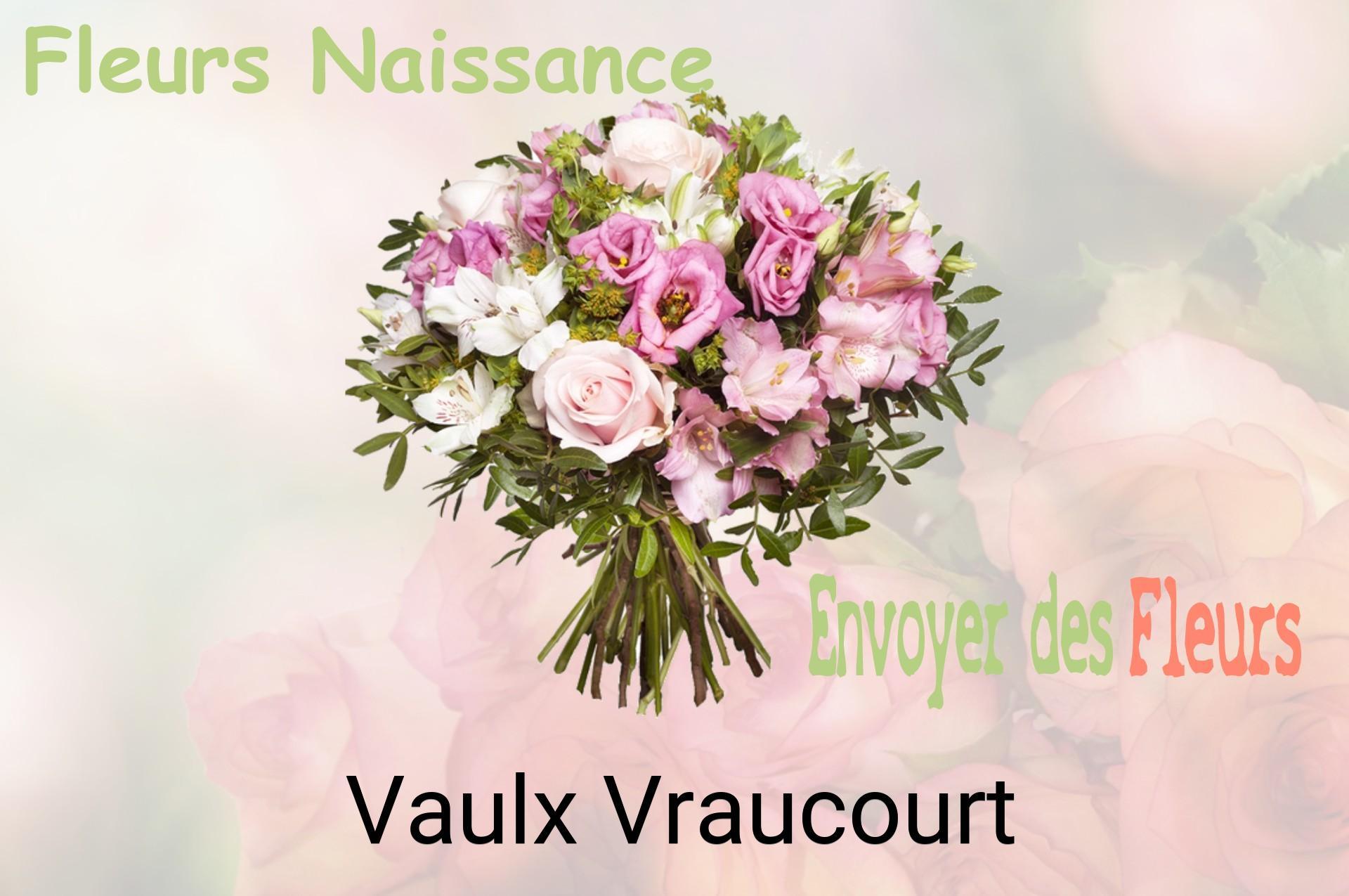 Bouquet de fleurs de naissance livré à Vaulx-Vraucourt