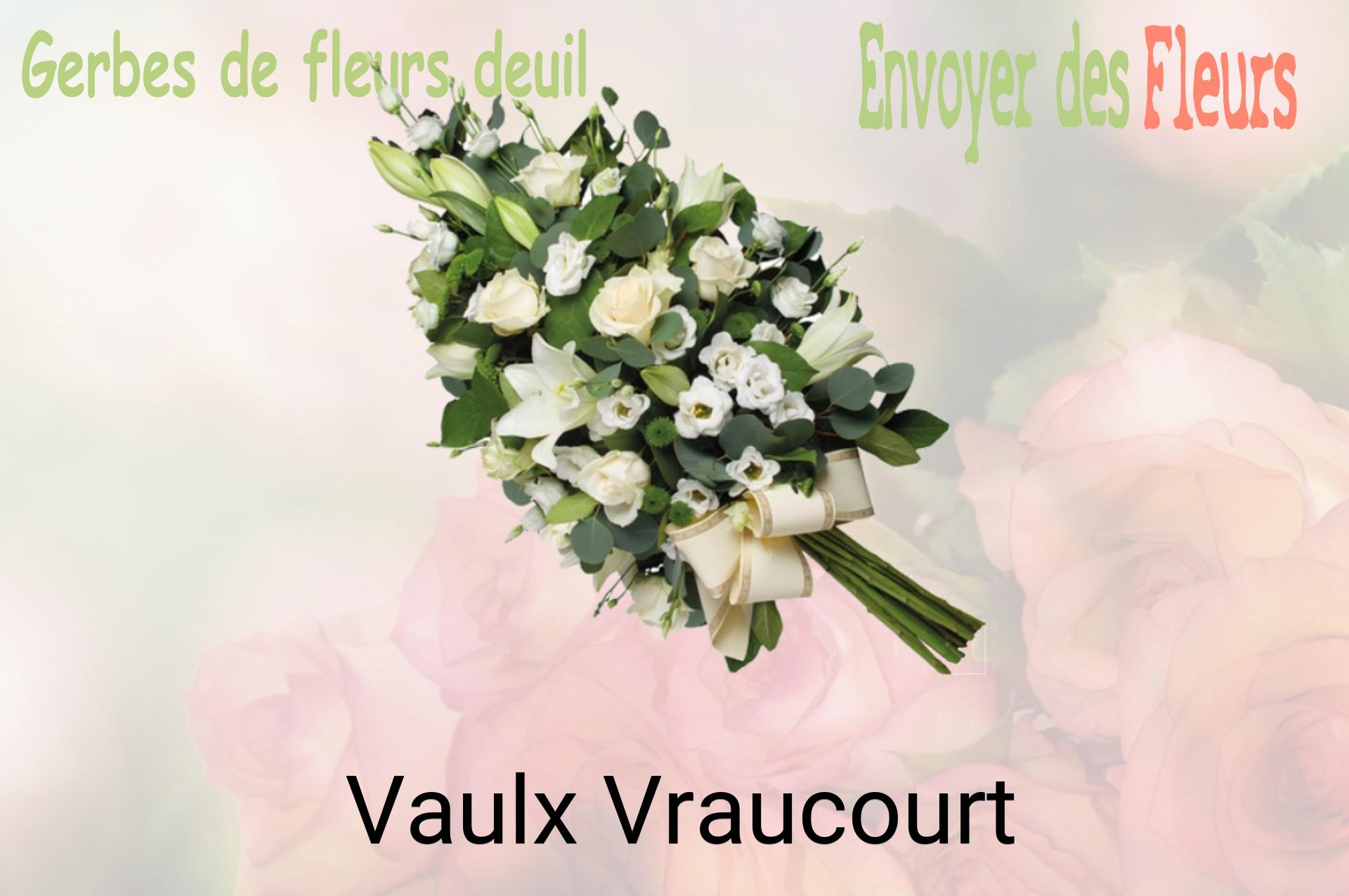 Gerbe de fleurs de deuil livrée à Vaulx-Vraucourt